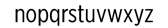 Gotham XNarrow Book Font LOWERCASE