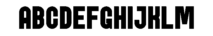 GODROP Font UPPERCASE
