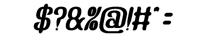 GOLDEN ERA Bold Italic Font OTHER CHARS