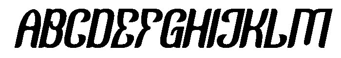 GOLDEN ERA Bold Italic Font UPPERCASE