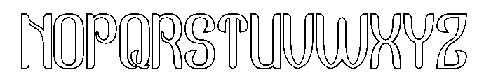 GOLDEN ERA-Hollow Font UPPERCASE