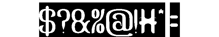 GOLDEN ERA-Inverse Font OTHER CHARS