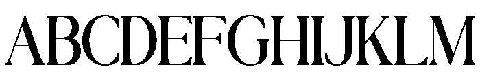 GONEVA-Regular Font UPPERCASE