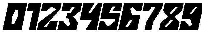 GORILLA PROTOCOL Bold Italic Font OTHER CHARS