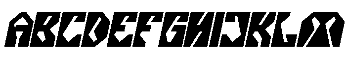GORILLA PROTOCOL Bold Italic Font UPPERCASE