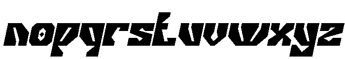 GORILLA PROTOCOL Bold Italic Font LOWERCASE