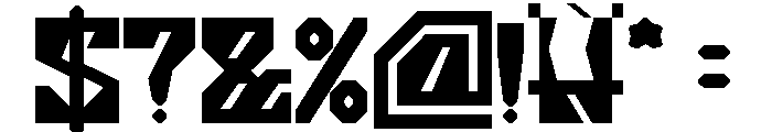 GORILLA PROTOCOL Bold Font OTHER CHARS
