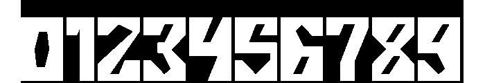 GORILLA PROTOCOL-Inverse Font OTHER CHARS