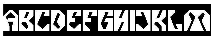 GORILLA PROTOCOL-Inverse Font UPPERCASE