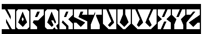 GORILLA PROTOCOL-Inverse Font UPPERCASE