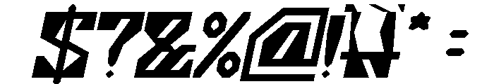 GORILLA PROTOCOL Italic Font OTHER CHARS
