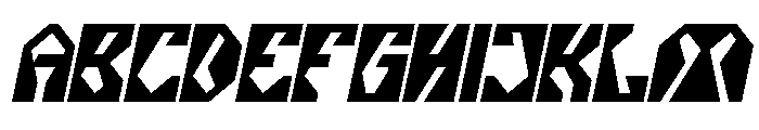 GORILLA PROTOCOL Italic Font UPPERCASE