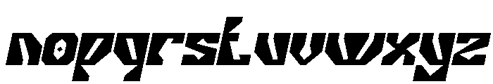 GORILLA PROTOCOL Italic Font LOWERCASE