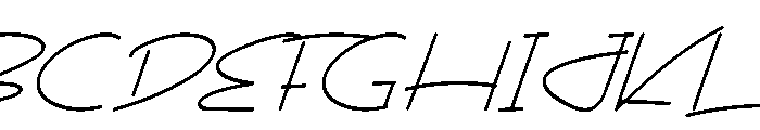 Go And Back Font UPPERCASE