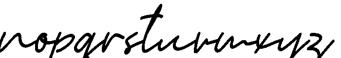 Go And Back Font LOWERCASE
