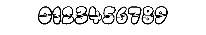 Go Faster Bubble By Squ Regular Font OTHER CHARS