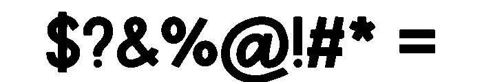Goals Trackers Font OTHER CHARS