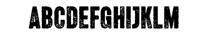 Goatjump Regular Font UPPERCASE