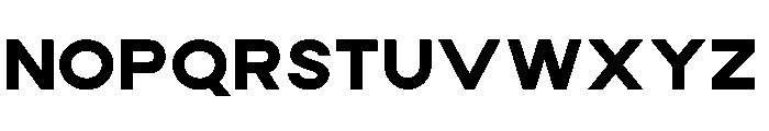 Gobeor Bold Font LOWERCASE