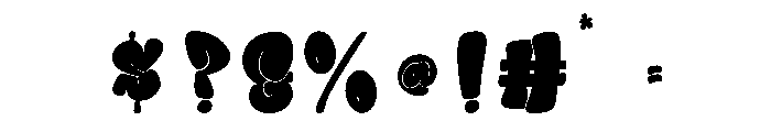 GobsunRegular Font OTHER CHARS