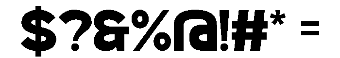 Gocron Regular Font OTHER CHARS