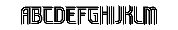 Godpes Font UPPERCASE