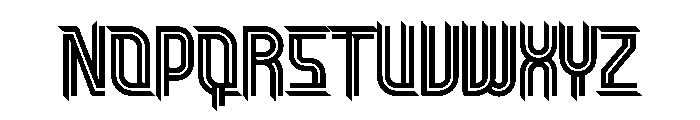 Godpes Font UPPERCASE