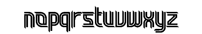 Godpes Font LOWERCASE