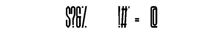 Godplan Regular Font OTHER CHARS