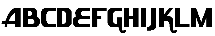 Goesfello Font UPPERCASE