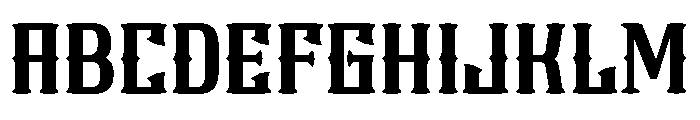 Gofake Font UPPERCASE