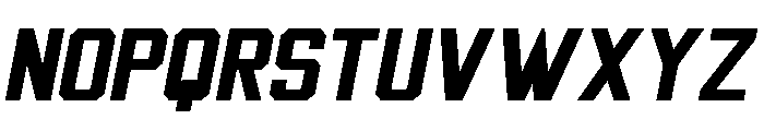 Gofaster Bold Italic Font LOWERCASE