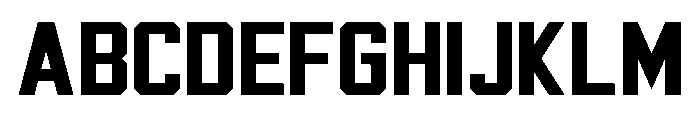 Gofaster Bold Font UPPERCASE