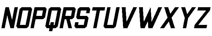 Gofaster Italic Font UPPERCASE