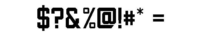 Gofaster Regular Font OTHER CHARS