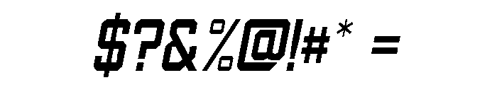 Gofaster Thin Italic Font OTHER CHARS