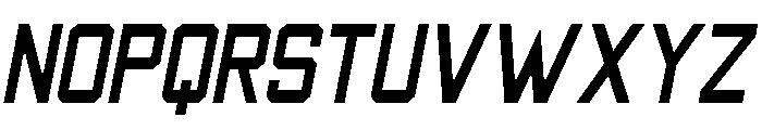Gofaster Thin Italic Font LOWERCASE