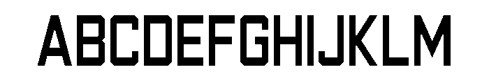 Gofaster Thin Font UPPERCASE