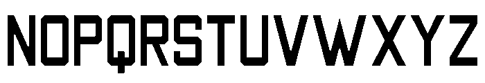 Gofaster Thin Font UPPERCASE