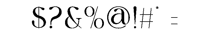 Gofia Font OTHER CHARS
