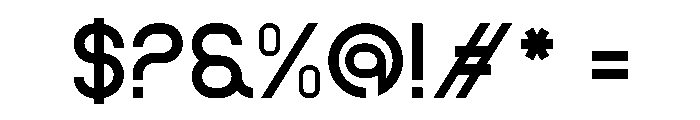 Gogsen Font OTHER CHARS