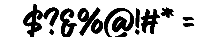 Goho Font OTHER CHARS
