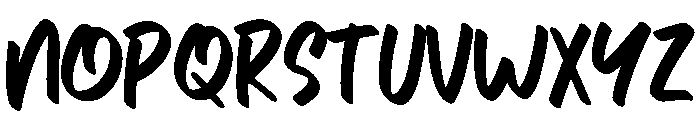 Goho Font UPPERCASE