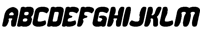 Going Right Bold Italic Font UPPERCASE