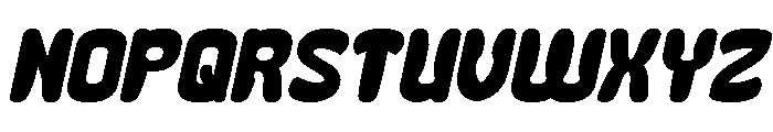 Going Right Bold Italic Font UPPERCASE
