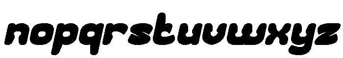 Going Right Bold Italic Font LOWERCASE