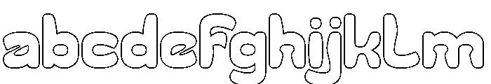 Going Right-Hollow FONT