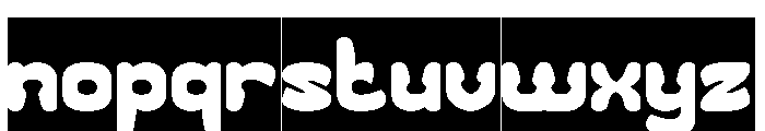 Going Right-Inverse Font LOWERCASE