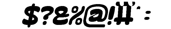 Going Right Italic Font OTHER CHARS