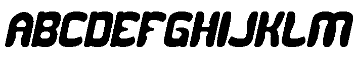 Going Right Italic Font UPPERCASE